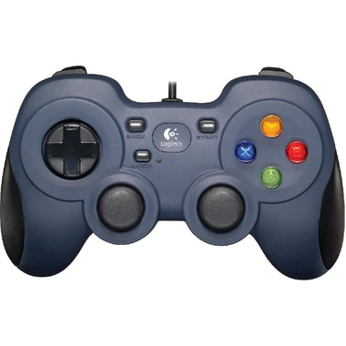Logitech F310 GamePad Controller, Wired, for Gaming Laptop/Gaming Desktop Computer/Gaming CPU, Blue/Black