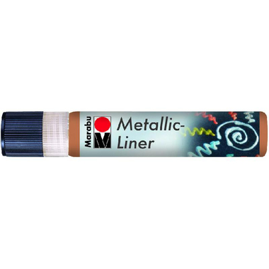 مارابو ميتاليك لاينر دهان قماش محددات، نحاسي، 25.00 مل،