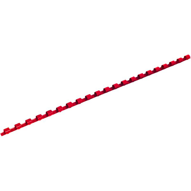 Roco Spiral Binding Comb, 8 mm, Plastic, A4, Red