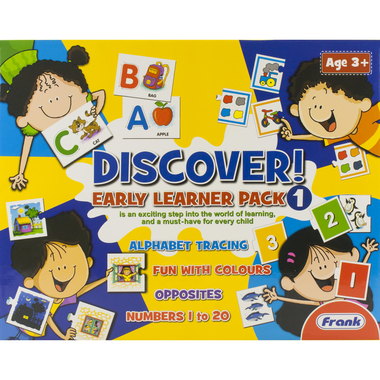 Frank Early Learner Preschool Learning Activity Set, English, 3 Years and Above