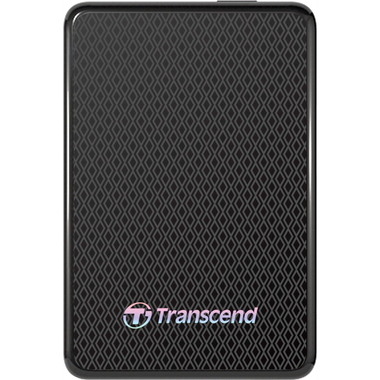 Transcend ESD400 Portable SSD - Solid State Drive, 256 GB, Black