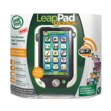 LeapFrog LeapPad Ultra, Wi-Fi, 7" Educational Tablet PC, Green, English, 4 Years and Above