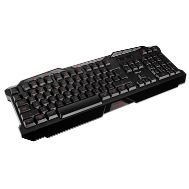 Trust GXT 280 Advance Gaming Keyboard, Wired, for Laptop/Desktop Computer/Gaming Desktop Computer/CPU Windows OS, Black