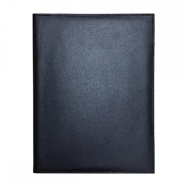 حاملة شهادة، A4، PU بلاستيك، اسود