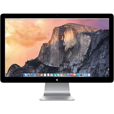 Apple Thunderbolt 27" Monitor, LED, TFT, 12ms, Built-in Speaker, Black/Silver