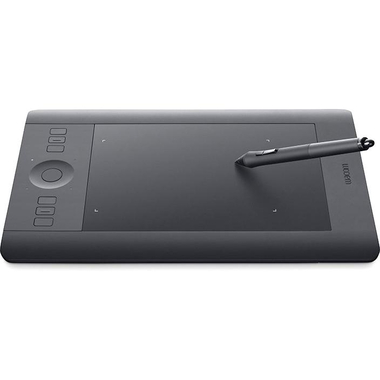 واكوم انتوس  برو (PTH‎-‎451‎) كريايتيف تابلت مع قلم رقمي، واي فاي، ويندوز‎/‎ ماك أو اس، اسود