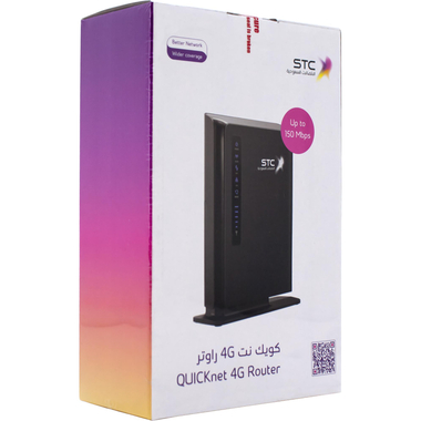 STC 6 Months - Unlimited 4G Portable Router, Wireless N (802.11n), 2.4 GHz, up to 32 Devices, Single Port (LAN),