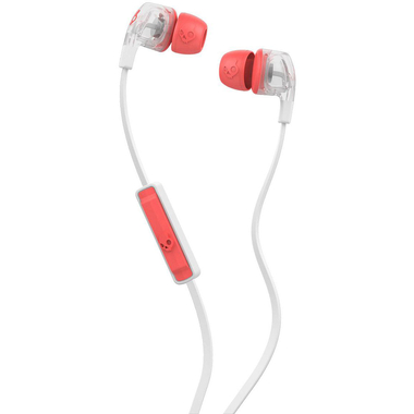 سكل كاندي (آب (للسيدات‎‎-‎‎ دايم ماش سماعات أذن داخلية، سلكي، منفذ صوت 3.5 مم، ميكروفون مدمج، شفاف‎/‎ألوان متنوعة