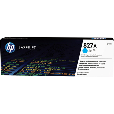 HP 827A Laser Toner, Cyan