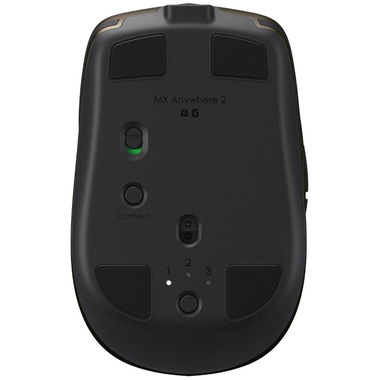Logitech MX Anywhere 2 Mouse, Optical Bluetooth, Black