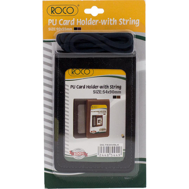 Roco Wallet Type ID/Card Holder, Black
