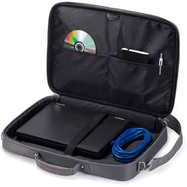 Dicota Multi BASE Laptop Messenger Bag, for 15.6" (Device), Grey