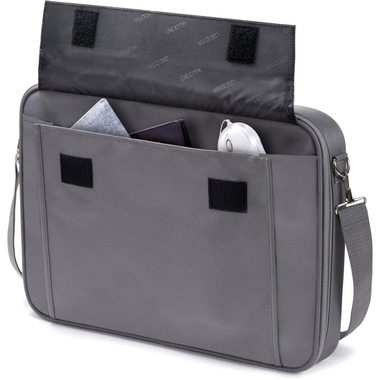 Dicota Multi BASE Laptop Messenger Bag, for 15.6" (Device), Grey
