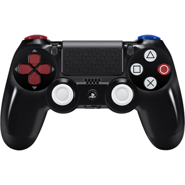 Sony DualShock 4: STAR WARS, Darth Vader Edition Controller, Wireless, for PlayStation 4, Black