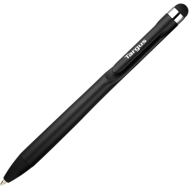 Targus 2-in-1 Pen + Stylus, for Smartphone/Tablet PC - 5G Support/Tablet PC - 4G Support/Wi-Fi Tablet PC, Black