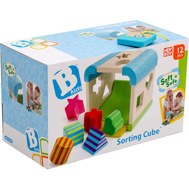 B Kids Sorting Cube Preschool Learning Activity Set, English, 1 Year and Above