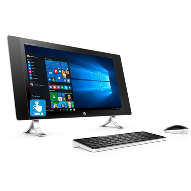 اتش  بي 24‎‎‎‎-‎‎n005‎‎nx انفي بي سي كمبيوتر مكتبي شامل، 23.8 بوصة، (6‎ الجيل) i7‎‎-‎6700‎T انتل كور، (4 جيجابايت) A365 Rايه ام دي راديون 7، 8 جيجابايت رام،