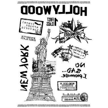 Stamperia Transfer Paper (A4 Size), Journey, 80.00 g ( 2.82 oz )