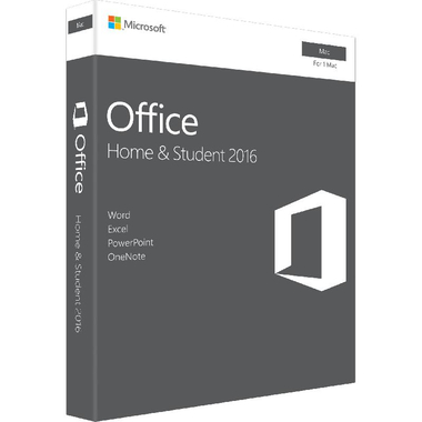 Microsoft Office Mac: Home & Student 2016, English, 1 User, Product Key (Internet Download)