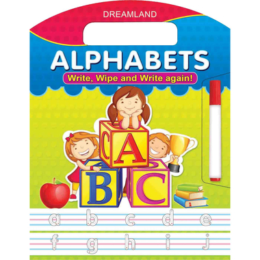Write Wipe and Write Again: Alphabets