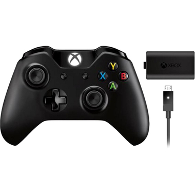 Microsoft Controller + Accessory, Bluetooth, for Xbox One, Black