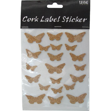 Cork Stickers, Brown,