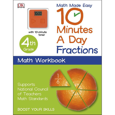 10 Minutes a Day، Fractions، 4th Grade (Math Made Easy)