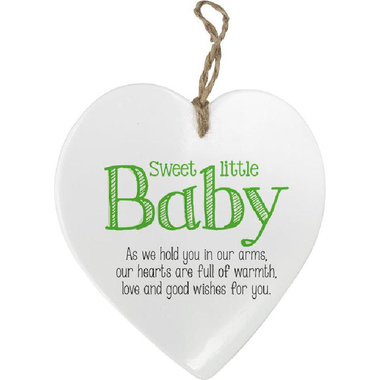 رسالة بها قلوب "طفل صغير رائع" فن زخرفي، ابيض