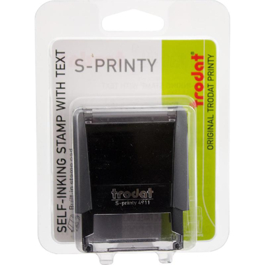 ترودات 4911 اس برينتي ختم ذاتي التحبير، عبارة "First Beneficiary"، cm ‎5‎.3‎ X 5‎.1، الانجليزية‎/‎العربية