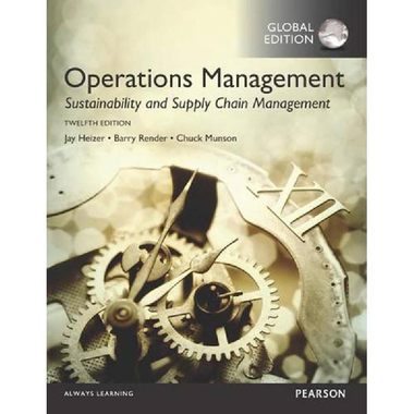 Operations Management، 12th Global Edition - Sustainability and Supply Chain Management
