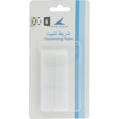 Royal Falcon Adhesive Back Fastener, Strips, 19 X 90 mm, White