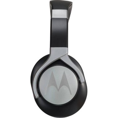 Motorola Pulse Max Over-Ear Headphones, Wired, 3.5 mm Connector, In-line Microphone, Black