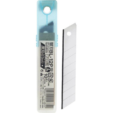 NT CUTTERS BL-12P Cutter Blade Replacement, 18 mm, Aluminum, for NT.MNCRL1R