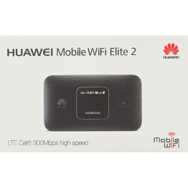 Huawei Mobile WiFi Elite (CAT6) 4G Portable Router, Wireless AC (802.11ac), Dual Band (2.4 GHz/5 GHz), up to 16 Devices,