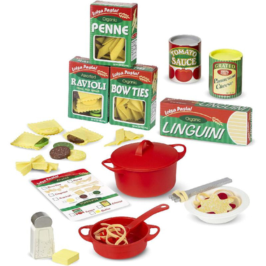 Melissa & Doug Prepare & Serve Pasta Set Role Play Activity Set, English, 3 Years and Above