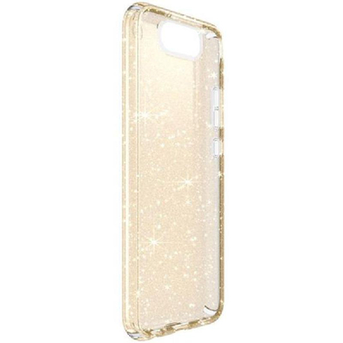 Speck Back Cover Mobile Case, for (Huawei) P10 Plus, Clear/Gold