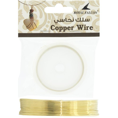 سلك تزيين، 0‎.4‎ MM، ذهبي غامق،