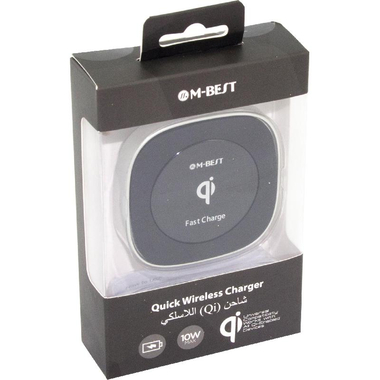 Wireless Charging Stand, Fast Battery Charging, 7.5 Watts, Black
