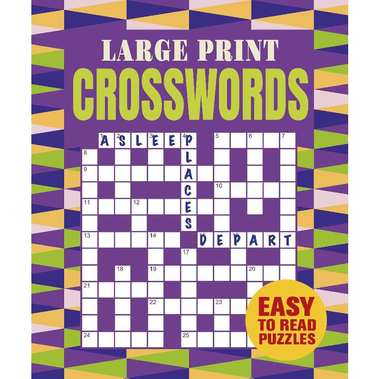 Large Print Crosswords
