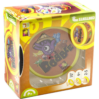 دوبل حيوانات لعبة ورقية، 3 سنوات فأكثر، انجليزي‎/‎عربي