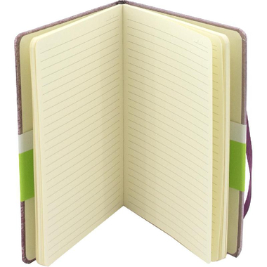 Roco Memo Notebook, Butterfly, A5, 128 Pages (64 Sheets), Lined, Violet