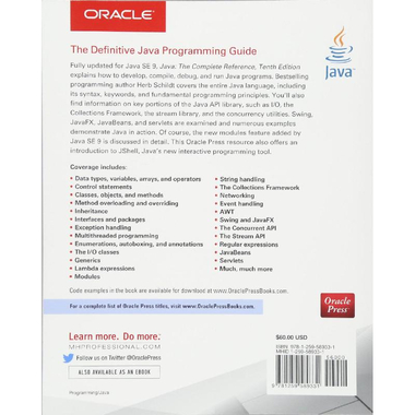 Java, The Complete Reference, 10th Edition