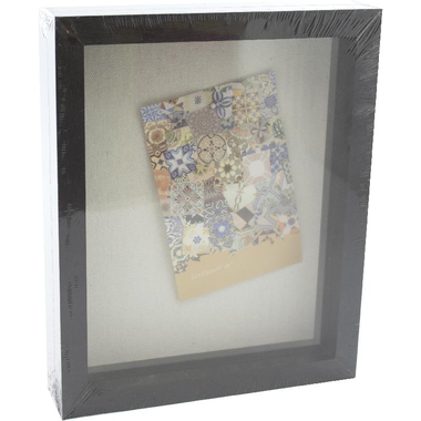 اطار صور، الحائط ‎/‎للمكتب، بوصة ‎10‎ × ‎8، اسود، أكريليك، خشب