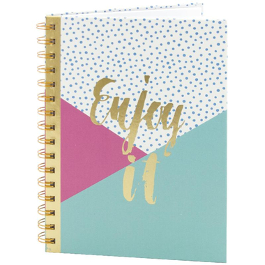 روكو دفتر، عبارة "Enjoy It"، A5، 80‎ ورقة، مسطر،