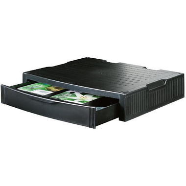 هان منظم المكتب، حامل شاشة مع درج، قسم 1، اسود