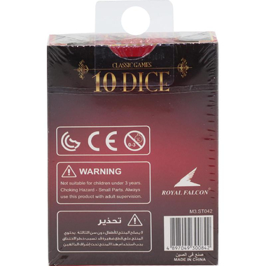 رويال فالكون كلاسيك غايمس 10 دايس لعبة استراتيجية، 6 سنوات فأكثر، انجليزي