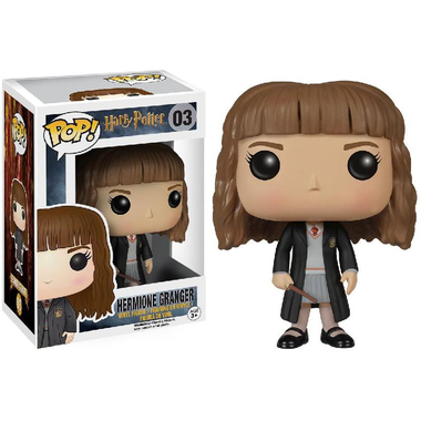 Funko Pop! Movies Harry Potter: Hermione Granger Toy Collectible, Black, 3 Years and Above,