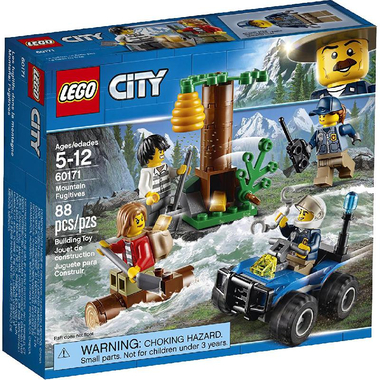 LEGO CITY Mountain Fugitives Interlocking Bricks Set, 5 Years and Above