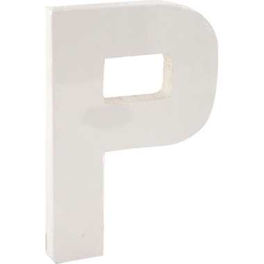 فونيكس لوحة رسم عميقة، 'P' حرف، ملمس خشن، 5‎.5‎" X ‎8‎" X ‎0‎.79‎"
