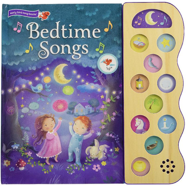 Bedtime Songs (Early Bird Song Books) - Deluxe Sound Book Wood Module